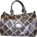 Brown Leather Handbag Longchamp
