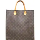 Brown Leather Handbag Louis Vuitton