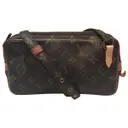 Brown Leather Handbag Louis Vuitton - Vintage