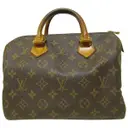 Brown Leather Handbag Speedy Louis Vuitton