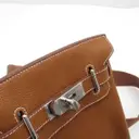 Leather backpack Hermès