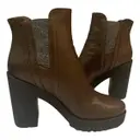 Leather ankle boots Hogan