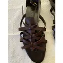 Leather sandal Hogan