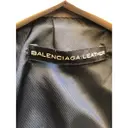 Hourglass leather biker jacket Balenciaga