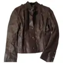 Brown Leather Jacket Ventcouvert