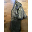 Leather coat Jean Paul Gaultier