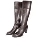 Leather boots Jil Sander - Vintage