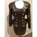 Leather suit jacket Jitrois