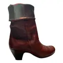 Leather ankle boots Karine Arabian - Vintage