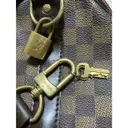 Keepall leather travel bag Louis Vuitton