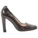 Leather heels Laurence Dacade