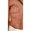 Leather short vest Les Petites