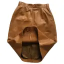 Leather skirt Loewe