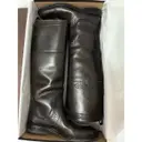 Leather riding boots Louis Vuitton