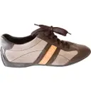 Brown Leather Trainers Louis Vuitton