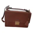 Leather satchel Mac Douglas