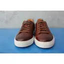 Leather low trainers Magnanni