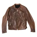 Leather coat Maison Martin Margiela - Vintage
