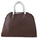 Margaux leather tote The Row