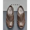 Leather heels Marni