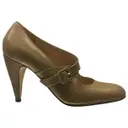 Leather heels Marni - Vintage
