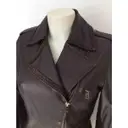 Leather biker jacket Max Mara