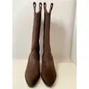 Leather cowboy boots Max Mara