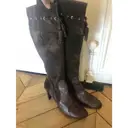 Max Mara Leather boots for sale