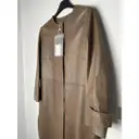 Leather trench coat Max Mara