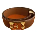 Médor leather belt Hermès
