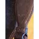Messenger leather crossbody bag Yves Saint Laurent - Vintage