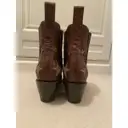 Leather cowboy boots Mexicana
