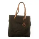 Leather tote Michael Kors