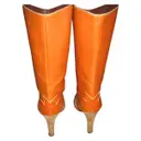 Buy Michel Vivien Brown Leather Boots online