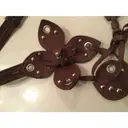 Leather belt Miu Miu