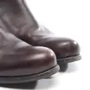 Leather boots Miu Miu