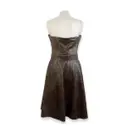 Buy Miu Miu Leather mid-length dress online - Vintage