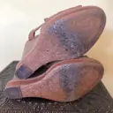 Leather sandals Miu Miu