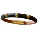 Monogram leather bracelet Louis Vuitton