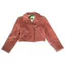 Leather biker jacket Moschino - Vintage