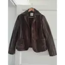 Leather blazer Moschino Cheap And Chic