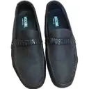 Leather flats Moschino