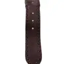 Leather belt Nanni Milano