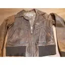 Leather biker jacket NOLITA
