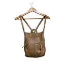 Leather backpack Norma Kamali