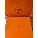 Oran leather flip flops Hermès