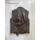 Leather vest Pierre Balmain