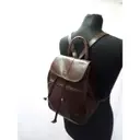 Leather backpack Pierre Cardin