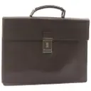 Leather briefcase Prada
