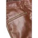 Leather slim pants Ralph Lauren